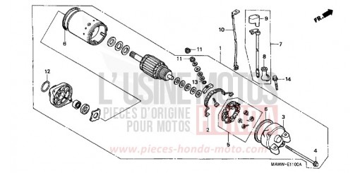 MOTEUR DE DEMARRAGE XL600VX de 1999
